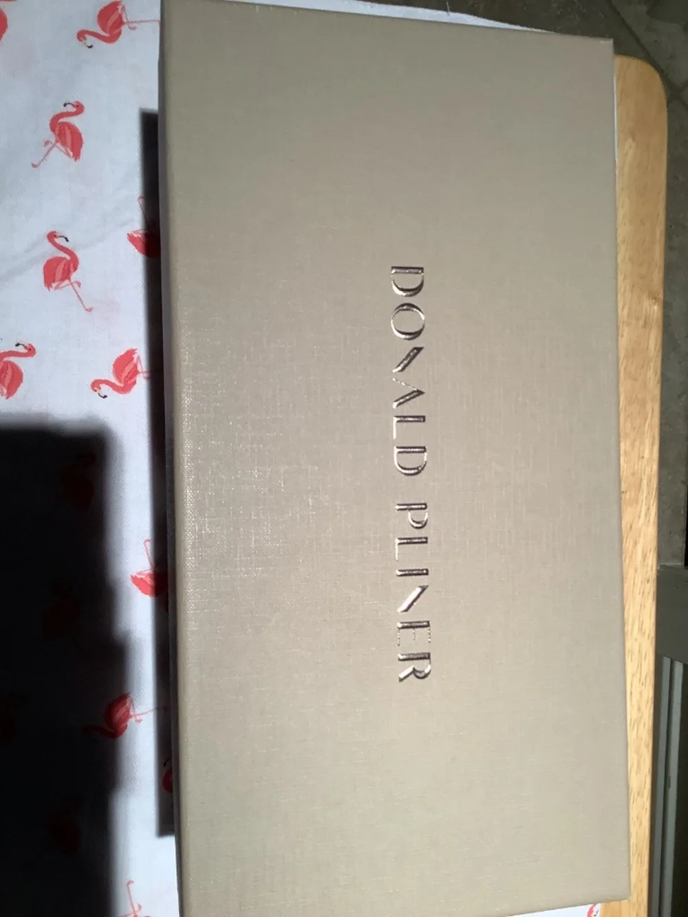 Donald Pliner 8M Keena-VM Vintage Met Thong NWB!